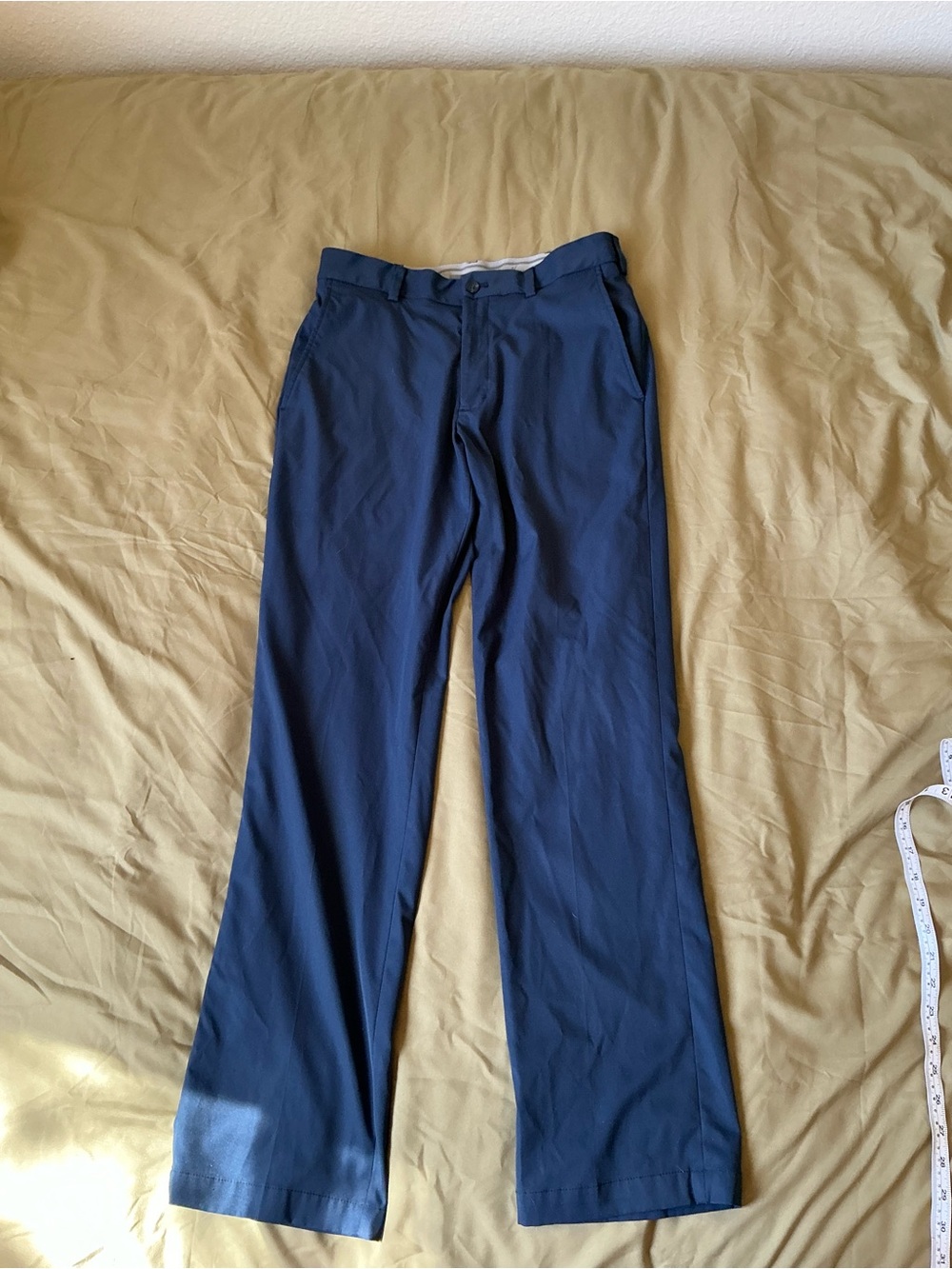 Men's Navy Blue Casual Dress Pants